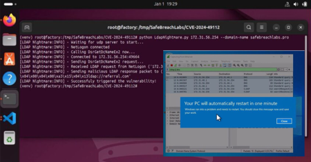 LDAPNightmare PoC Exploit Crashes LSASS and Reboots Windows Domain Controllers